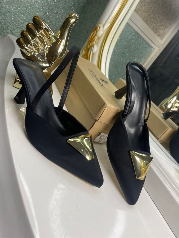 LuxeStep Diamond Stiletto Heels